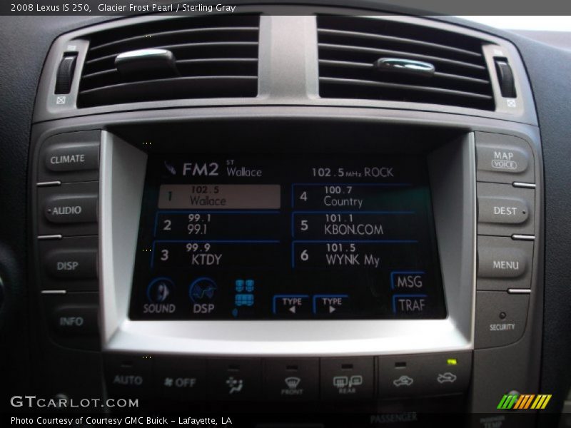 Glacier Frost Pearl / Sterling Gray 2008 Lexus IS 250