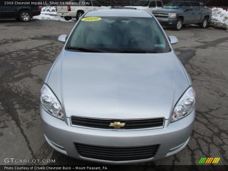 Silver Ice Metallic / Gray 2009 Chevrolet Impala LS