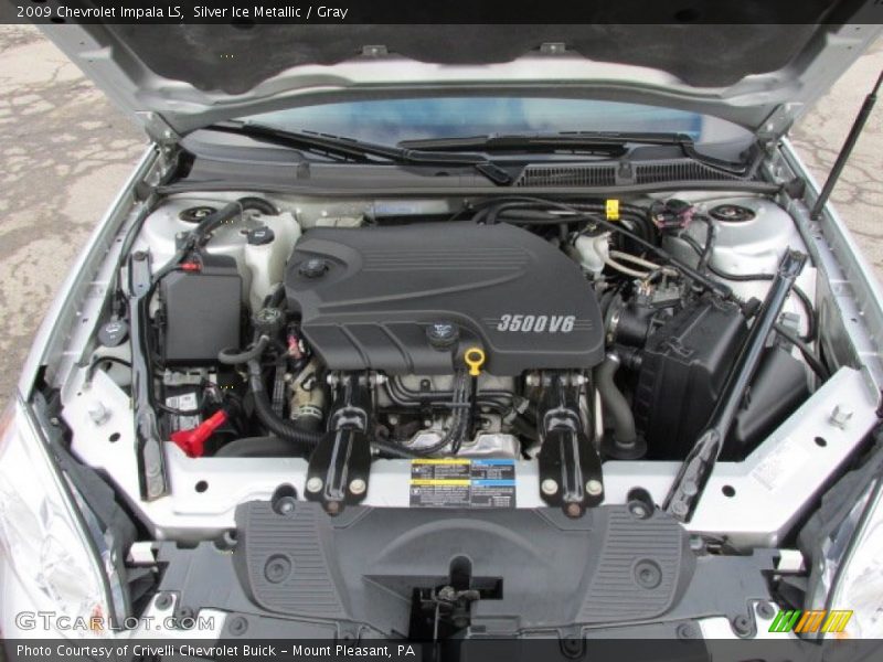Silver Ice Metallic / Gray 2009 Chevrolet Impala LS