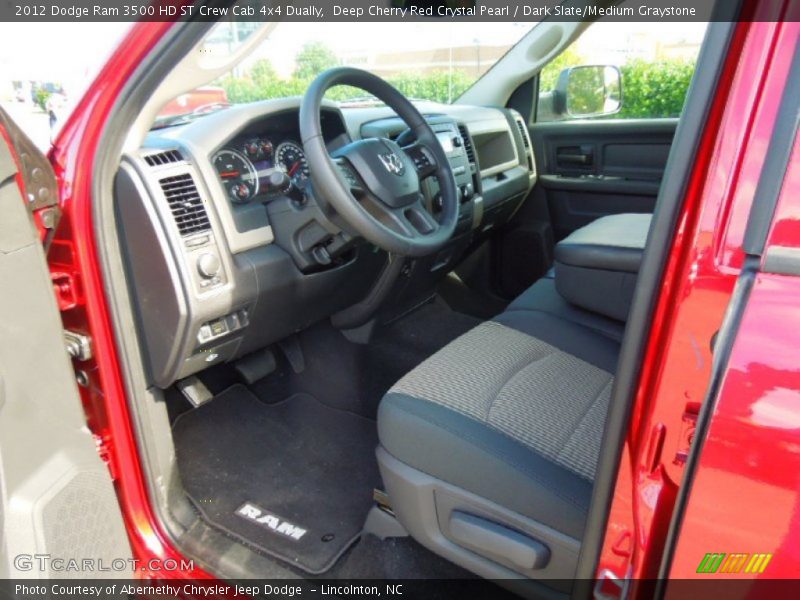 Deep Cherry Red Crystal Pearl / Dark Slate/Medium Graystone 2012 Dodge Ram 3500 HD ST Crew Cab 4x4 Dually
