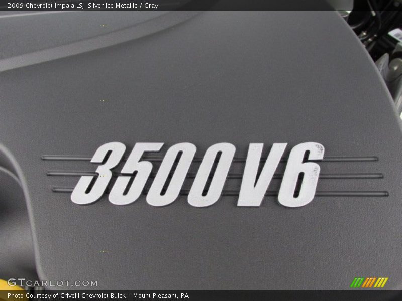 Silver Ice Metallic / Gray 2009 Chevrolet Impala LS