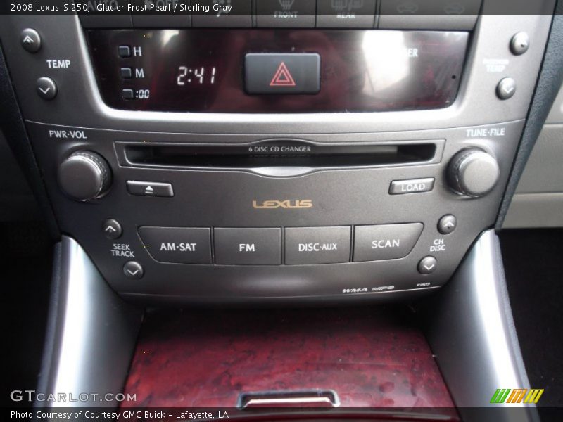 Glacier Frost Pearl / Sterling Gray 2008 Lexus IS 250