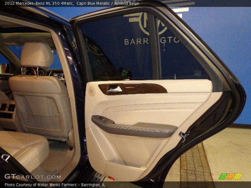 Capri Blue Metallic / Almond Beige 2012 Mercedes-Benz ML 350 4Matic