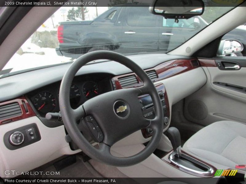 Silver Ice Metallic / Gray 2009 Chevrolet Impala LS