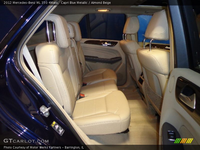 Capri Blue Metallic / Almond Beige 2012 Mercedes-Benz ML 350 4Matic