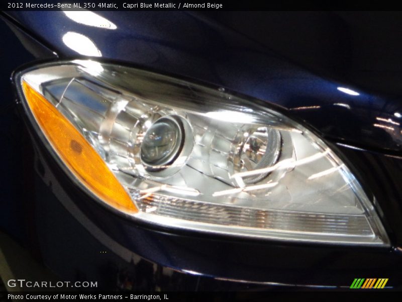Capri Blue Metallic / Almond Beige 2012 Mercedes-Benz ML 350 4Matic