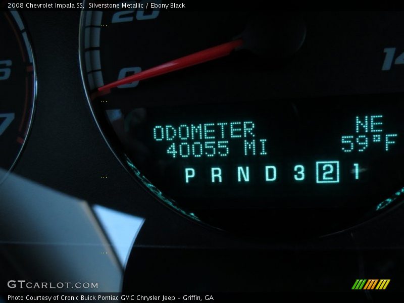 Silverstone Metallic / Ebony Black 2008 Chevrolet Impala SS