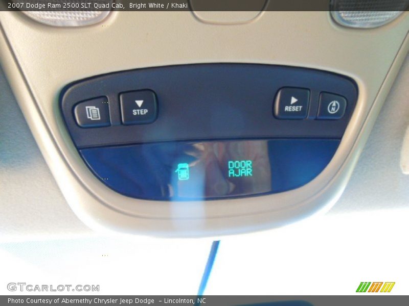 Bright White / Khaki 2007 Dodge Ram 2500 SLT Quad Cab
