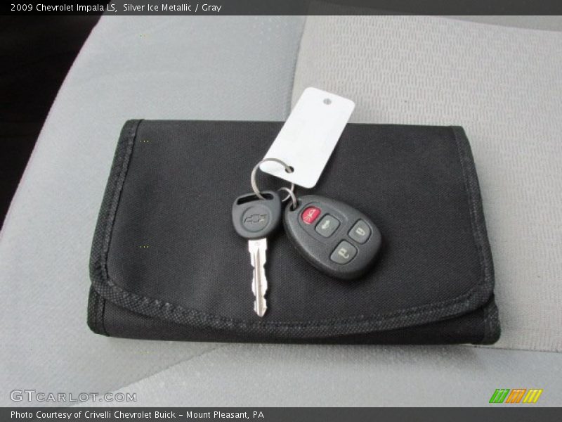 Silver Ice Metallic / Gray 2009 Chevrolet Impala LS