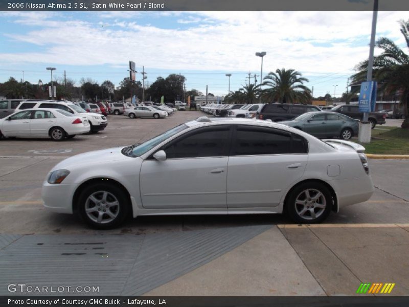 Satin White Pearl / Blond 2006 Nissan Altima 2.5 SL