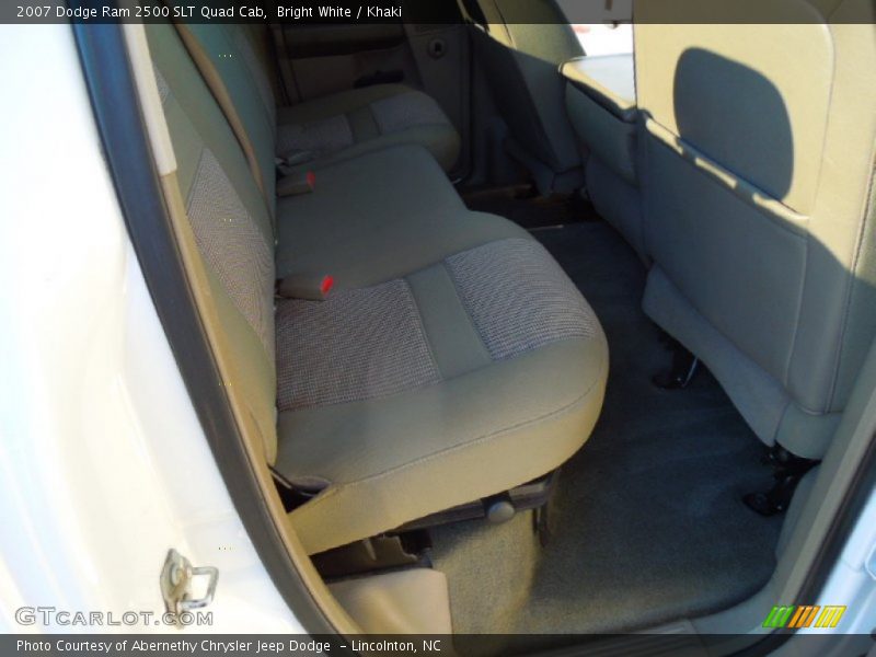 Bright White / Khaki 2007 Dodge Ram 2500 SLT Quad Cab