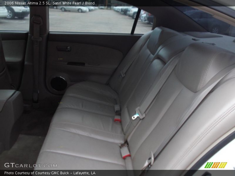 Satin White Pearl / Blond 2006 Nissan Altima 2.5 SL