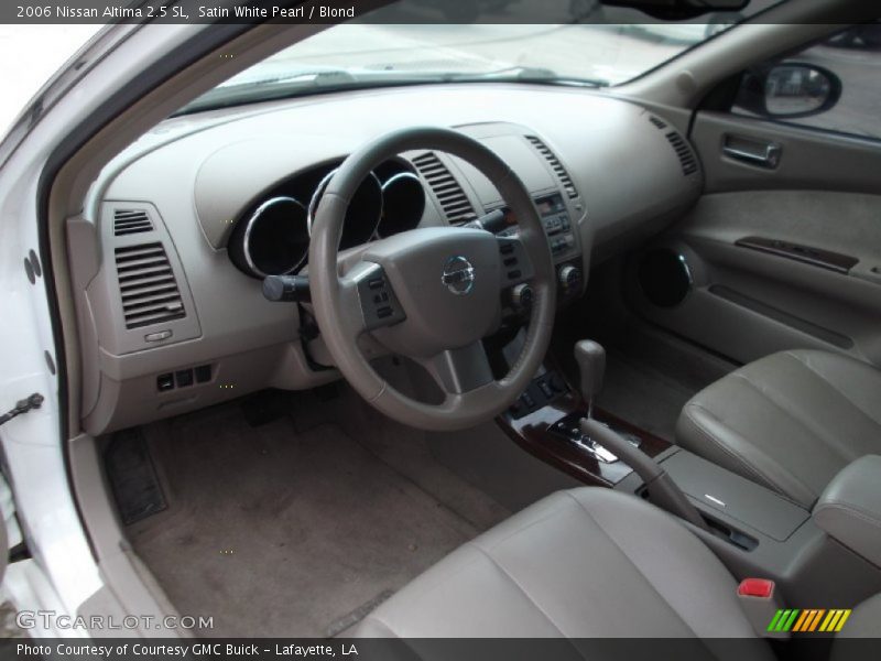Satin White Pearl / Blond 2006 Nissan Altima 2.5 SL