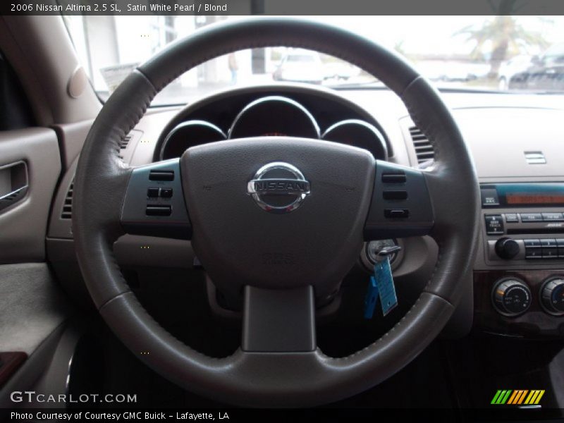 Satin White Pearl / Blond 2006 Nissan Altima 2.5 SL