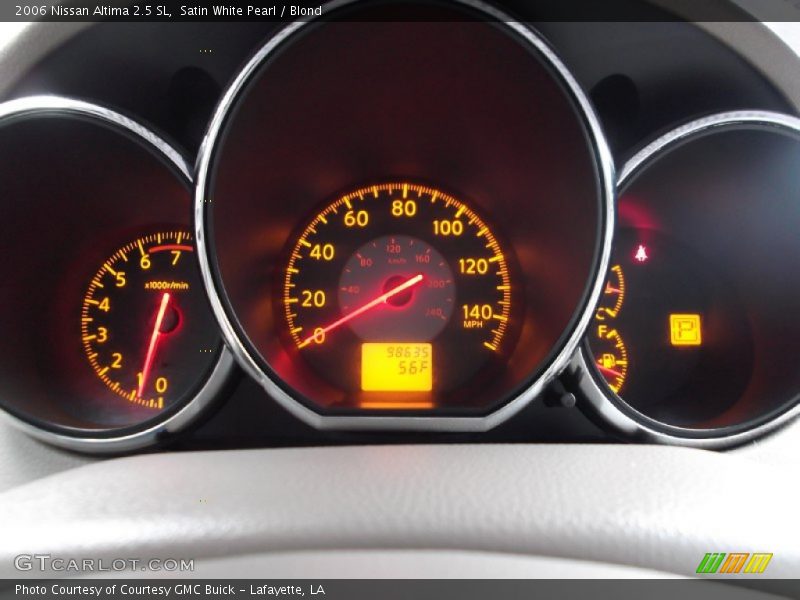 Satin White Pearl / Blond 2006 Nissan Altima 2.5 SL