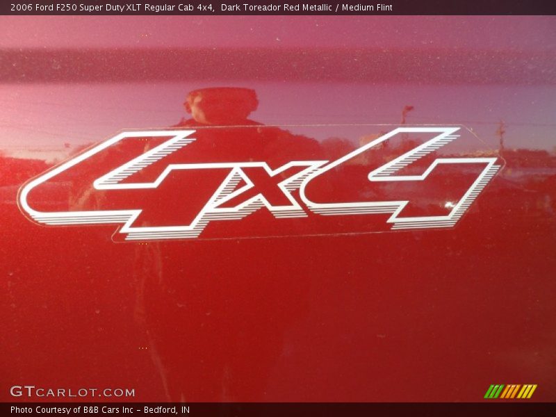 Dark Toreador Red Metallic / Medium Flint 2006 Ford F250 Super Duty XLT Regular Cab 4x4