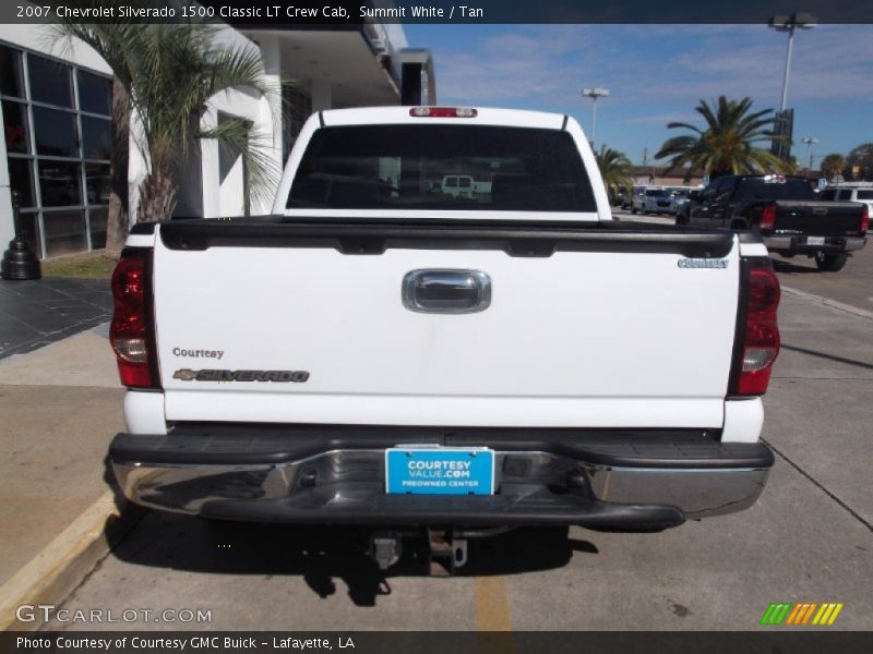 Summit White / Tan 2007 Chevrolet Silverado 1500 Classic LT Crew Cab