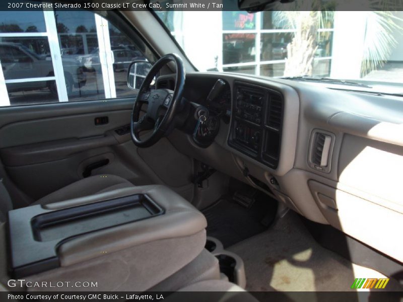 Summit White / Tan 2007 Chevrolet Silverado 1500 Classic LT Crew Cab