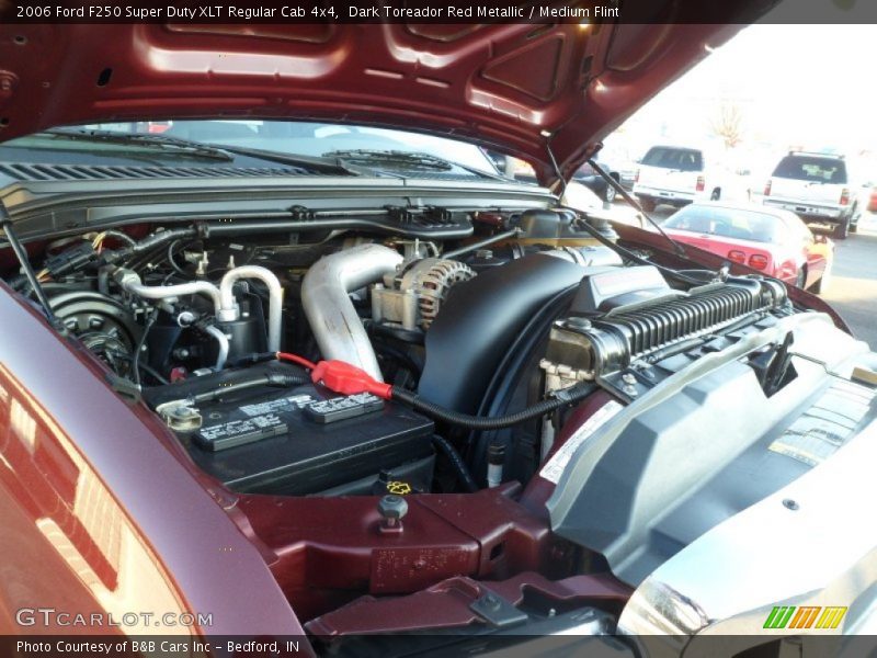 Dark Toreador Red Metallic / Medium Flint 2006 Ford F250 Super Duty XLT Regular Cab 4x4