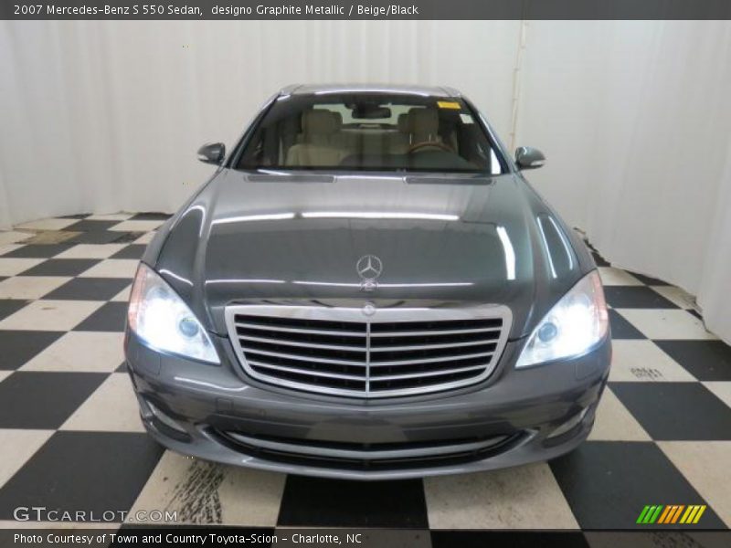 designo Graphite Metallic / Beige/Black 2007 Mercedes-Benz S 550 Sedan