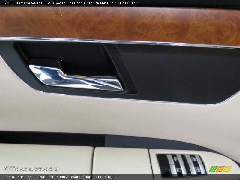 designo Graphite Metallic / Beige/Black 2007 Mercedes-Benz S 550 Sedan