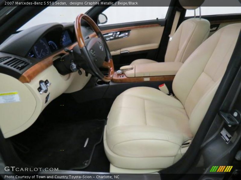  2007 S 550 Sedan Beige/Black Interior