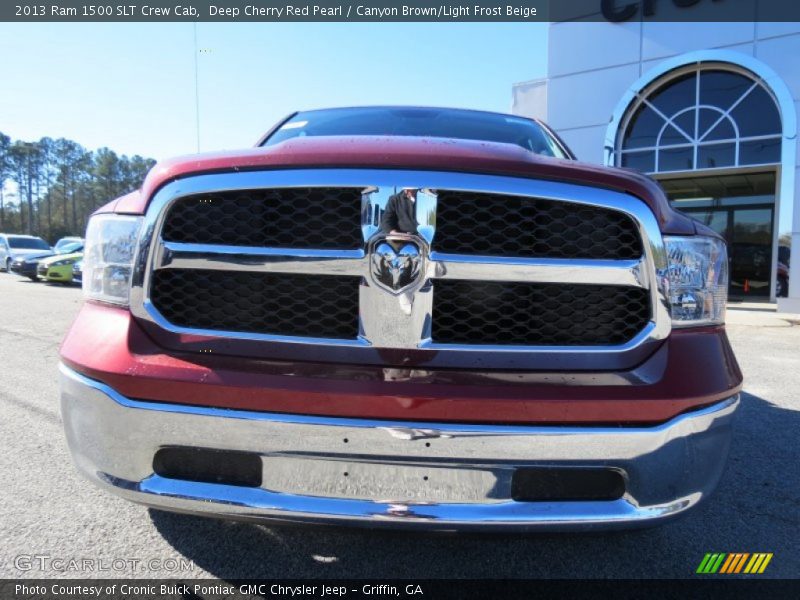 Deep Cherry Red Pearl / Canyon Brown/Light Frost Beige 2013 Ram 1500 SLT Crew Cab