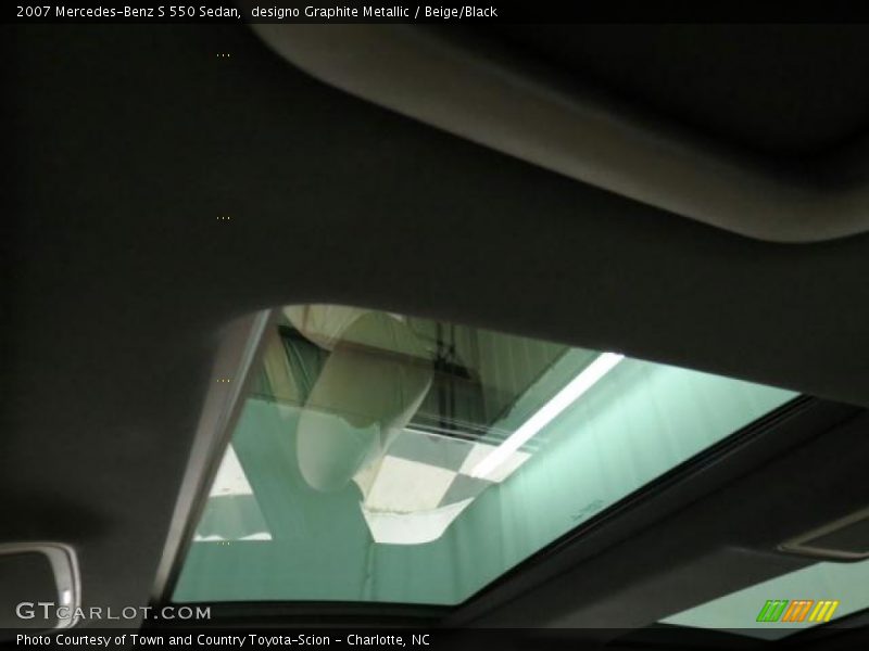 designo Graphite Metallic / Beige/Black 2007 Mercedes-Benz S 550 Sedan