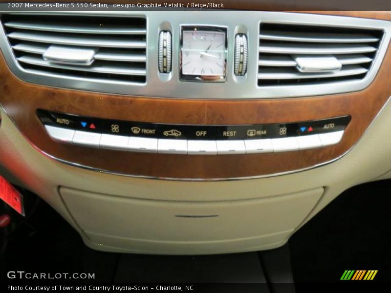 designo Graphite Metallic / Beige/Black 2007 Mercedes-Benz S 550 Sedan