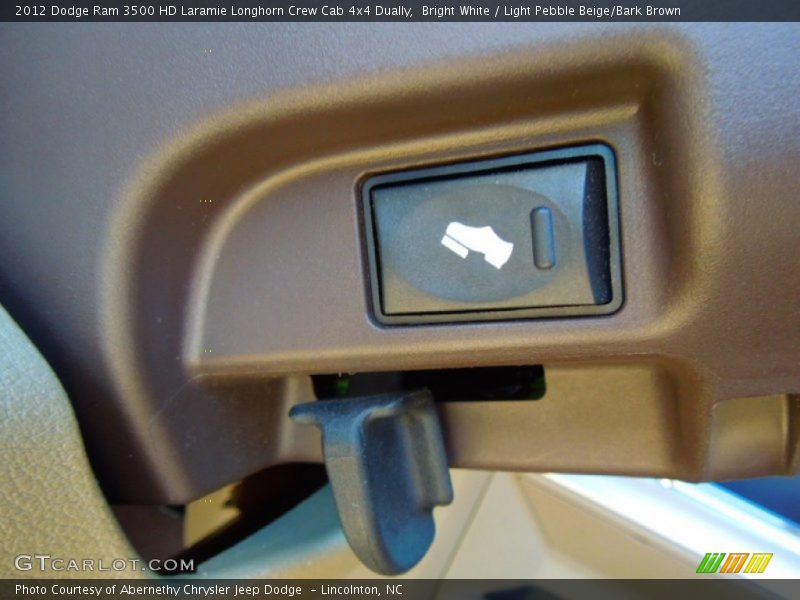 Bright White / Light Pebble Beige/Bark Brown 2012 Dodge Ram 3500 HD Laramie Longhorn Crew Cab 4x4 Dually