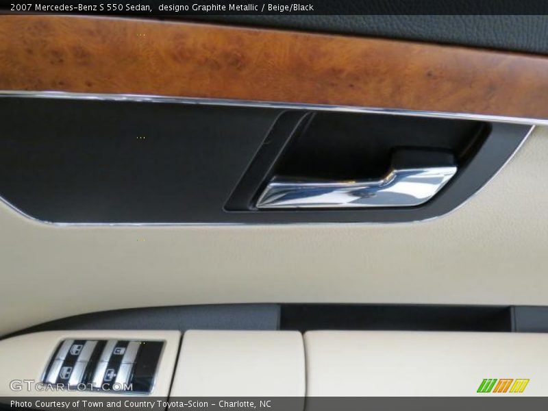 designo Graphite Metallic / Beige/Black 2007 Mercedes-Benz S 550 Sedan
