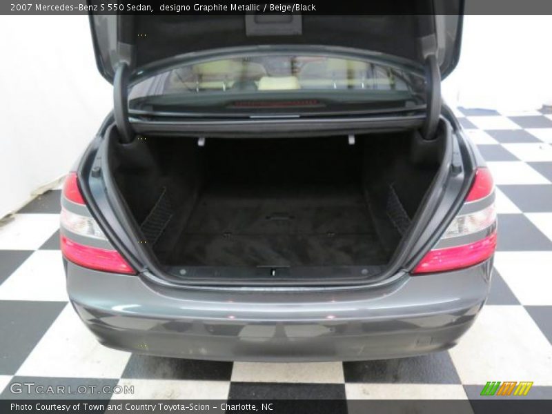 designo Graphite Metallic / Beige/Black 2007 Mercedes-Benz S 550 Sedan