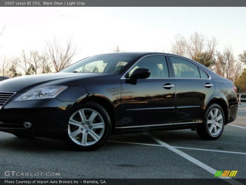 Black Onyx / Light Gray 2007 Lexus ES 350
