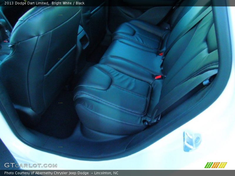 Bright White / Black 2013 Dodge Dart Limited