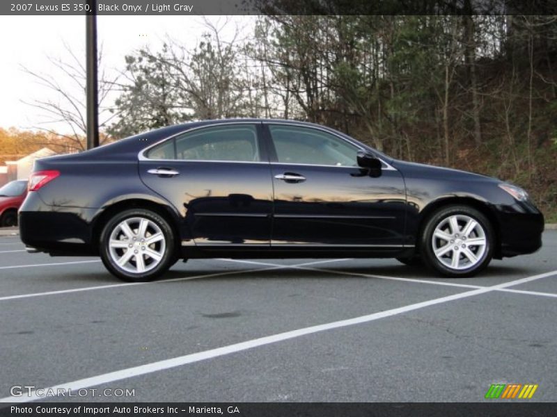Black Onyx / Light Gray 2007 Lexus ES 350