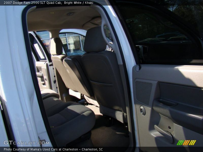 Bright White / Khaki 2007 Dodge Ram 2500 SLT Quad Cab