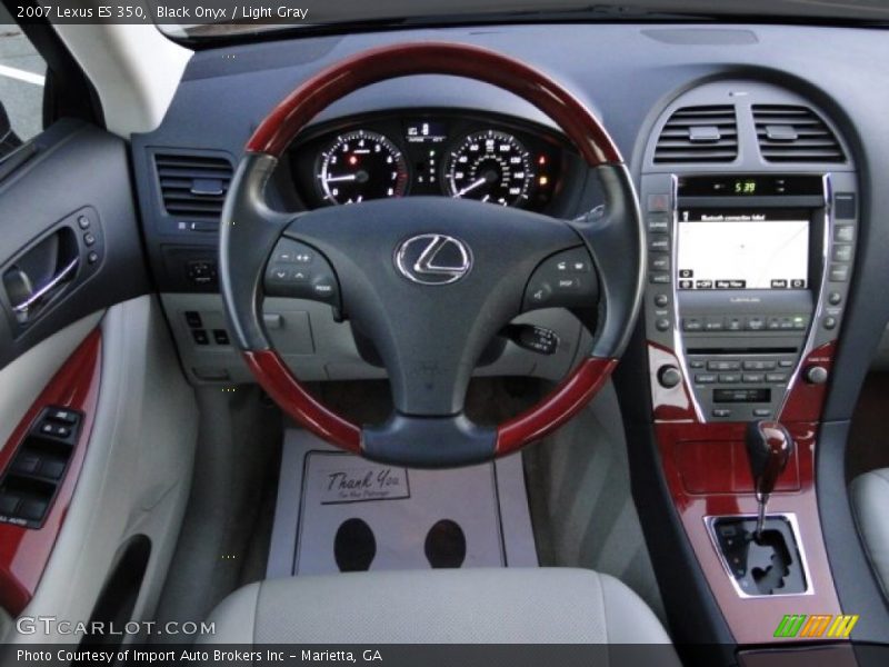 Black Onyx / Light Gray 2007 Lexus ES 350