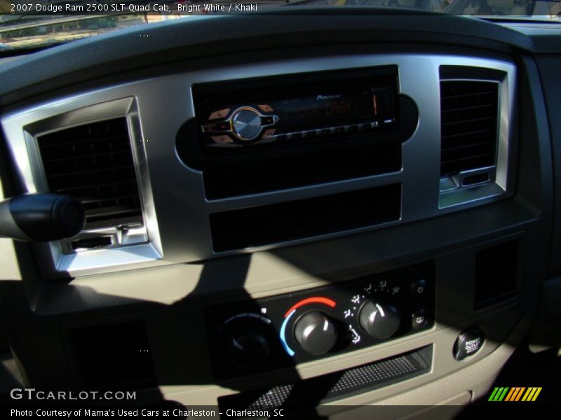 Bright White / Khaki 2007 Dodge Ram 2500 SLT Quad Cab