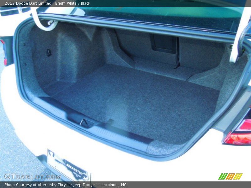 Bright White / Black 2013 Dodge Dart Limited