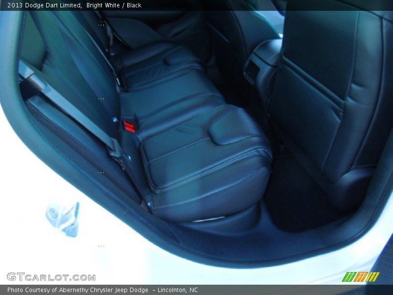 Bright White / Black 2013 Dodge Dart Limited
