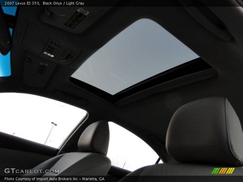 Black Onyx / Light Gray 2007 Lexus ES 350