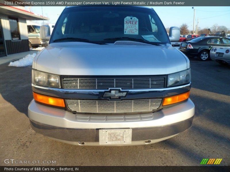 Light Pewter Metallic / Medium Dark Pewter 2003 Chevrolet Express 1500 AWD Passenger Conversion Van