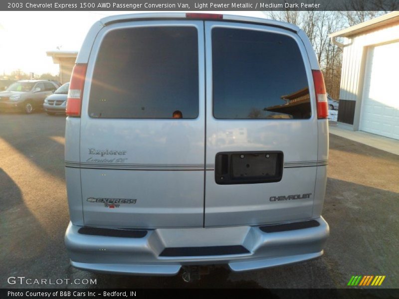 Light Pewter Metallic / Medium Dark Pewter 2003 Chevrolet Express 1500 AWD Passenger Conversion Van