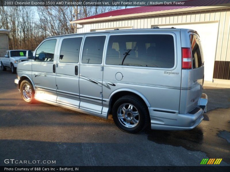 Light Pewter Metallic / Medium Dark Pewter 2003 Chevrolet Express 1500 AWD Passenger Conversion Van