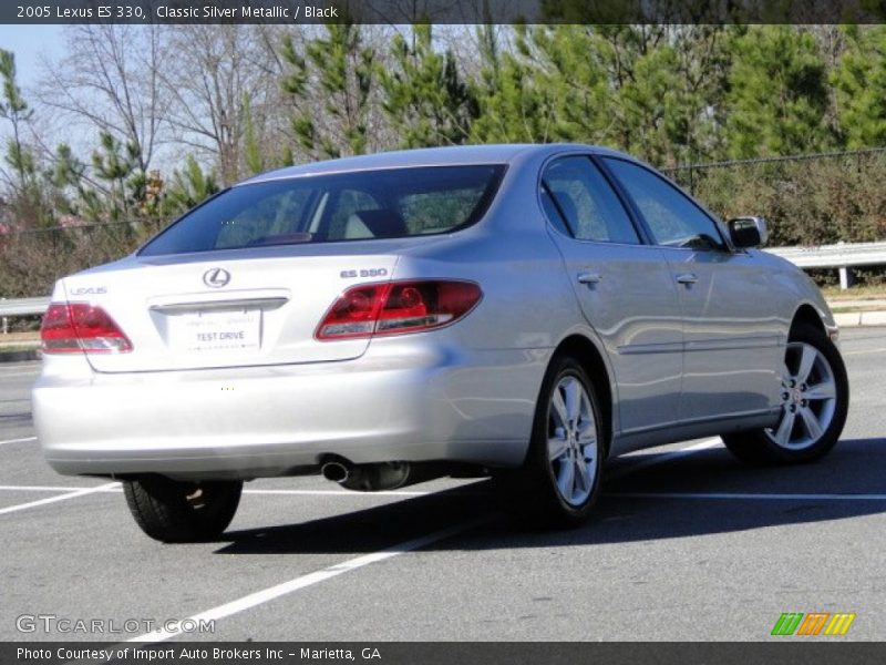 Classic Silver Metallic / Black 2005 Lexus ES 330