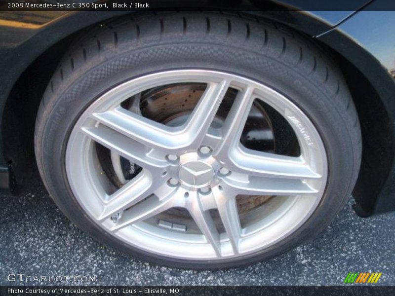 Black / Black 2008 Mercedes-Benz C 350 Sport