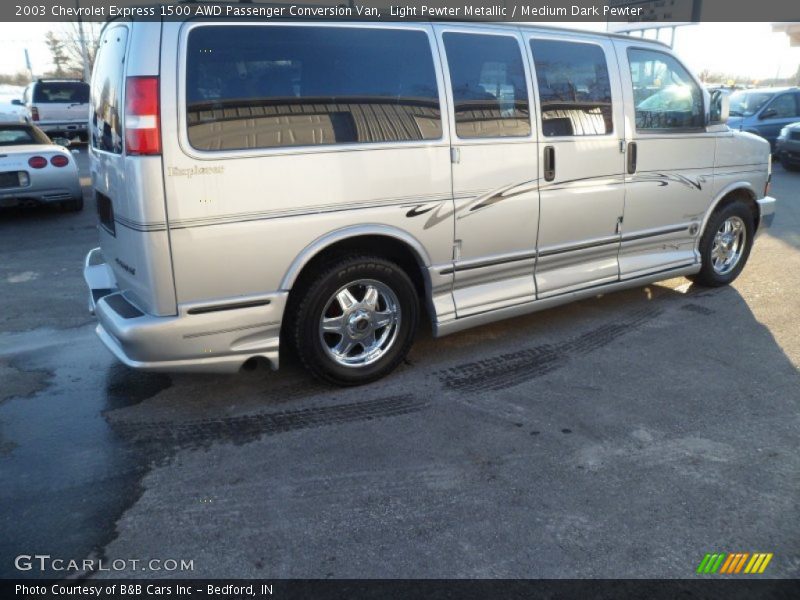 Light Pewter Metallic / Medium Dark Pewter 2003 Chevrolet Express 1500 AWD Passenger Conversion Van