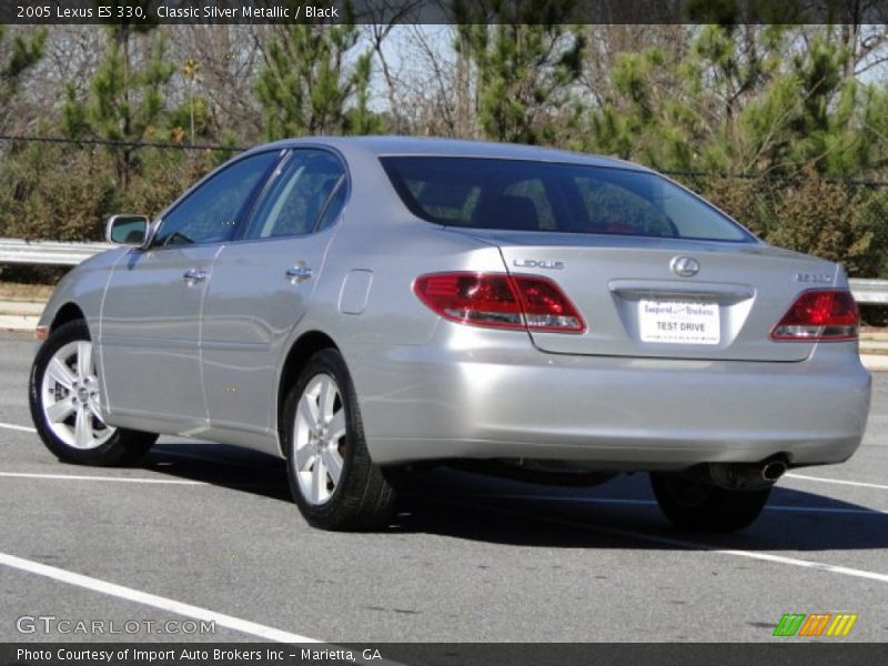 Classic Silver Metallic / Black 2005 Lexus ES 330