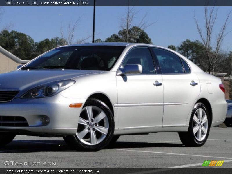 Classic Silver Metallic / Black 2005 Lexus ES 330