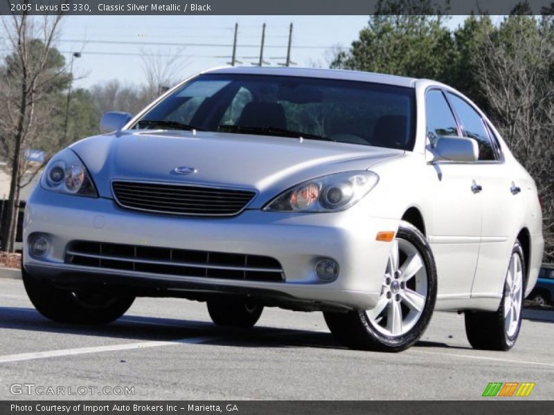 Classic Silver Metallic / Black 2005 Lexus ES 330